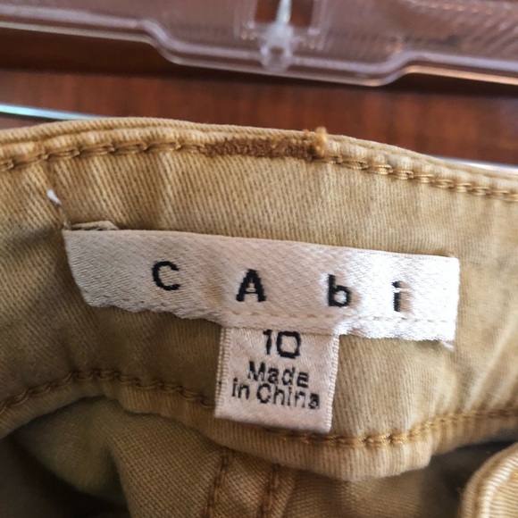 CAbi yellowish-goldish jeans - Picture 2 of 3